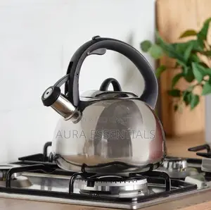 New Home Tribute Stainless Steel Whistling Tea Kettle Stove