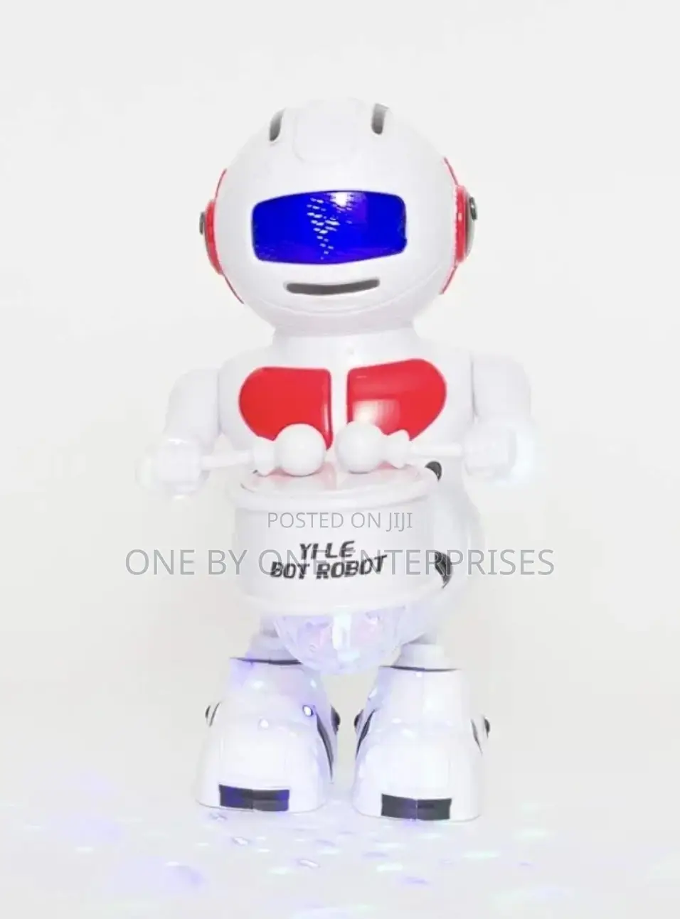 Kids Robot Toy Singing Dancing Drum Play Lighting
