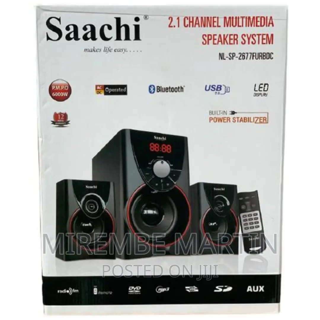 Saachi 2.1 Hifi, 2677 Bluetooth Speaker