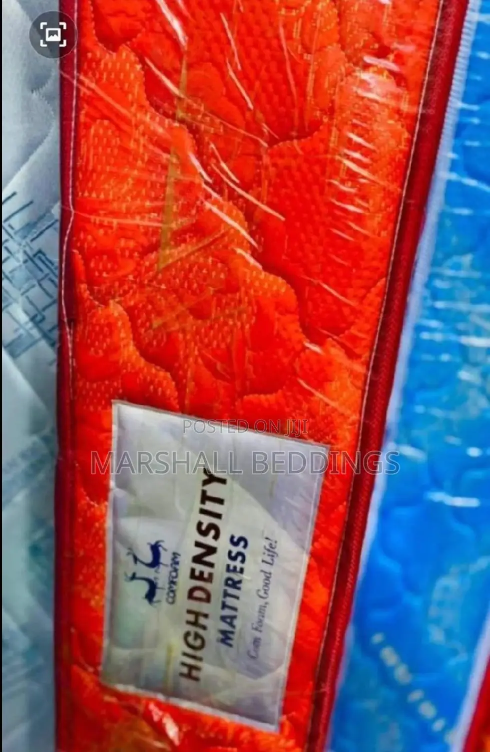 6by6/8inch Rubber High Density Mattress