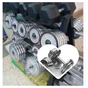 Silver Plates Dumbbell