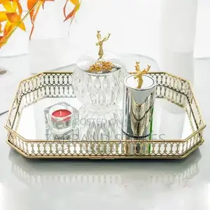 Mirror Decoration Table Tray