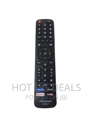 Hisense Remote Control for Smart TVS Vidaa and Android-Black