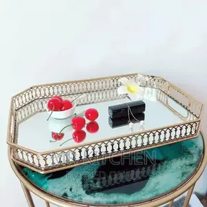 Square Mirror Tray