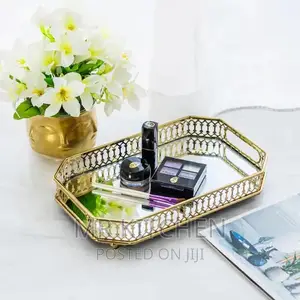 Square Mirror Tray
