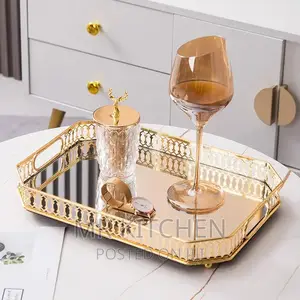 Square Mirror Tray
