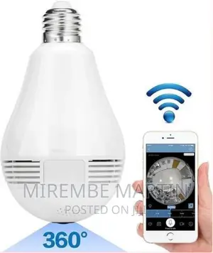 360 Degree Wireless IP Camera Bulblightwifi Camera Panoramic