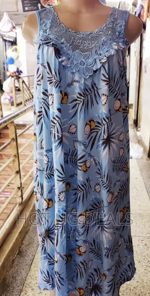 Ladies Sleep Wear Dress - Multicolor