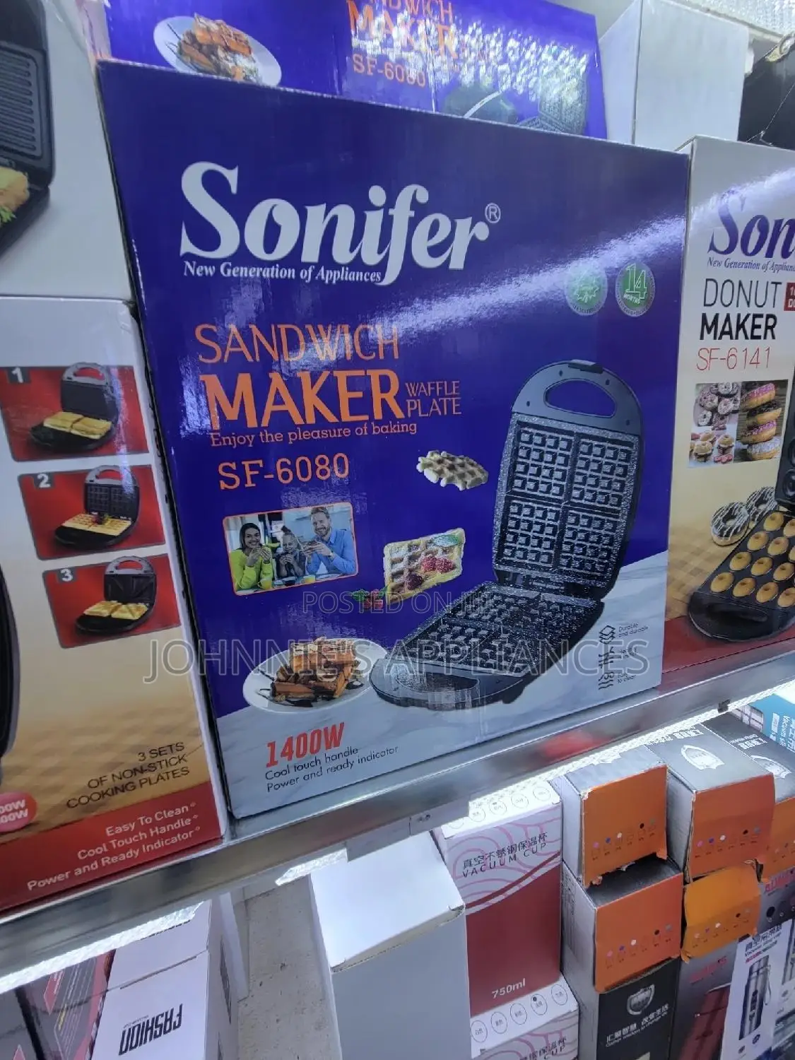 Sonifer Sandwich /Waffle Plate Maker
