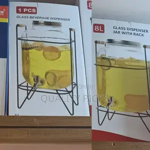 Glass Juice Jar With Stand