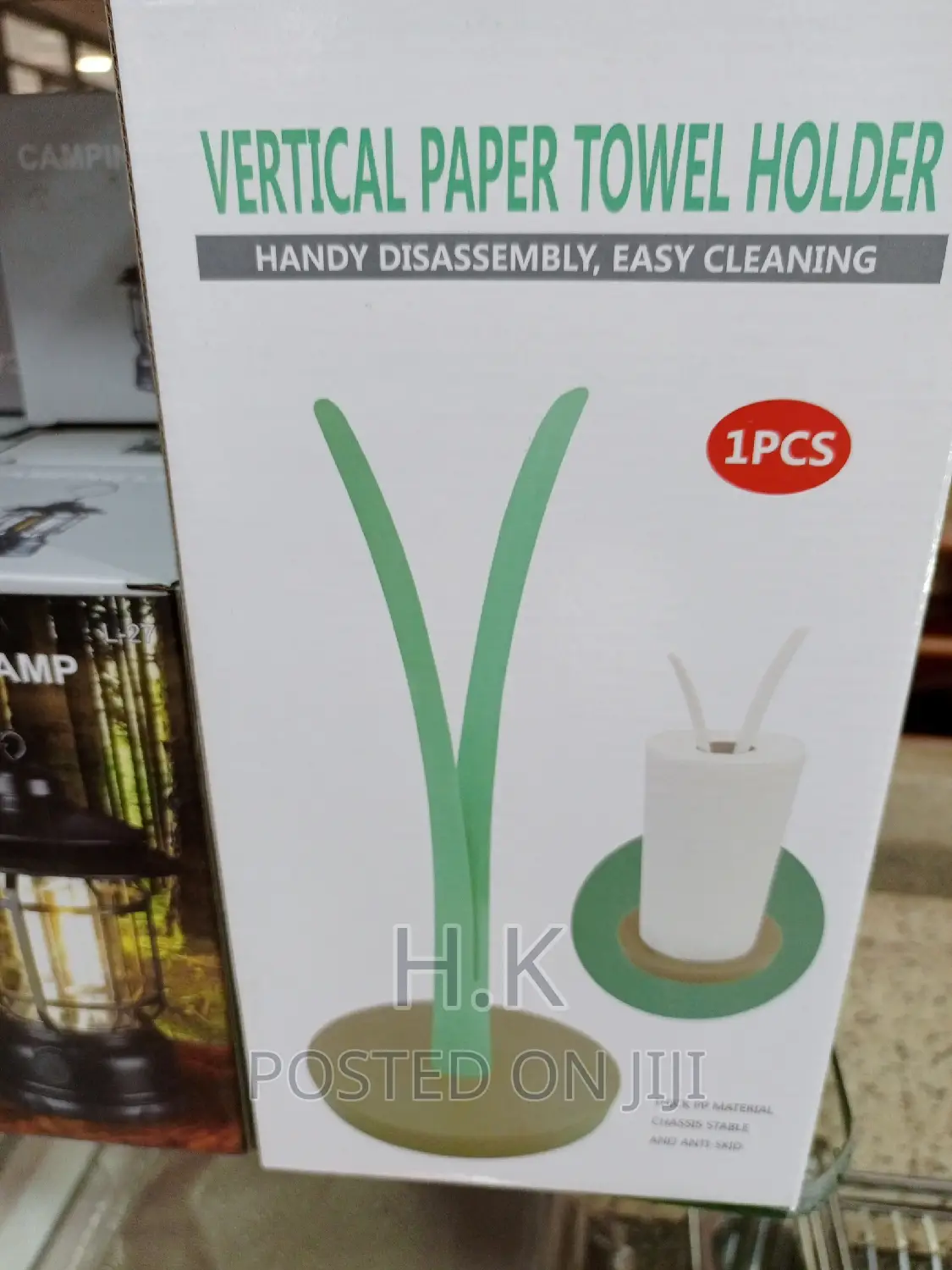 Kitchen Paper Towel Holder Standing Rack Dispenser