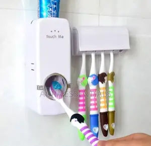 Automatic Toothpaste Squeezer Toothbrush Holder