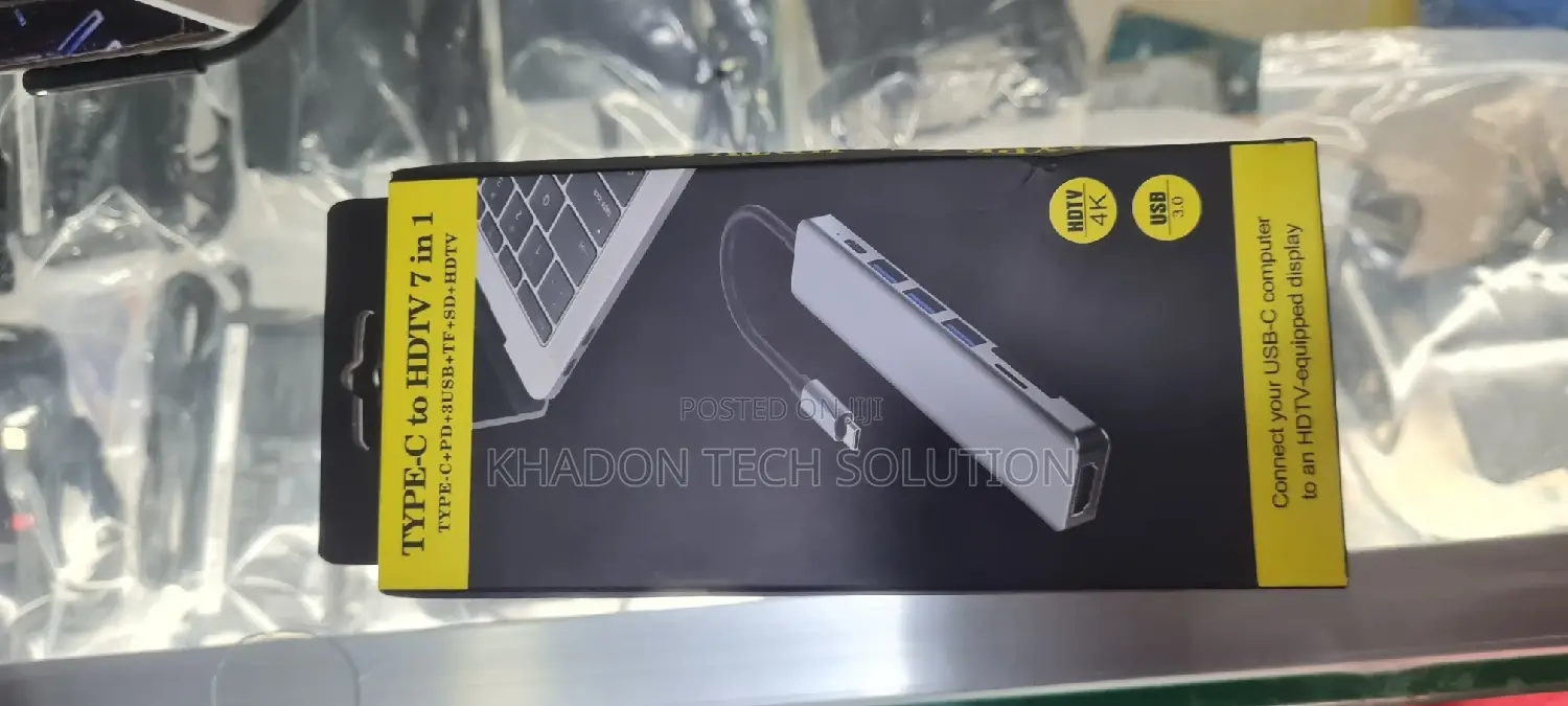 Type C to HDTV 7 in 1 Adapter