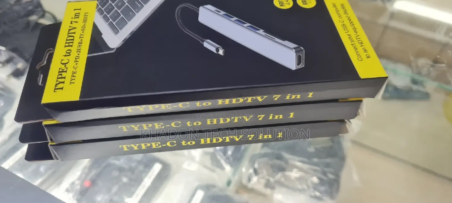 Type C to Hdmi Adapter Cable 7 in 1