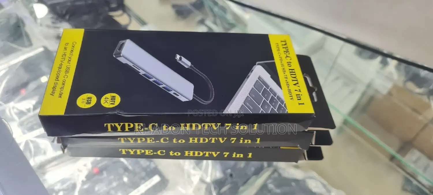 Type C to Hdmi Adapter Cable 7 in 1