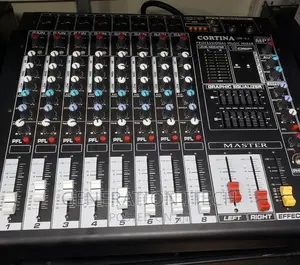 Cortina Amp Mixer 8 Channel With USB for Music Play