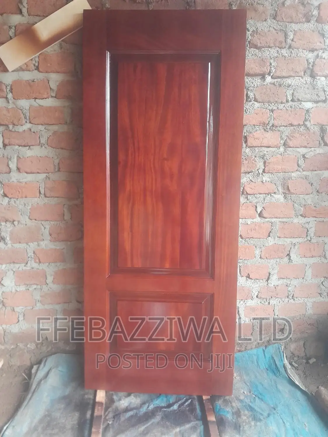 Mahogany 2panel Door Hardwood