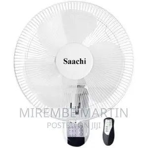 Saachi 16 Inch Wall Fan With Remote Control, 3 Speed