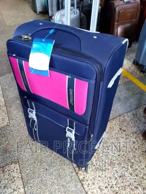 Original Cloth Suitcases Made by Goodpartner. Medium.( Blue)