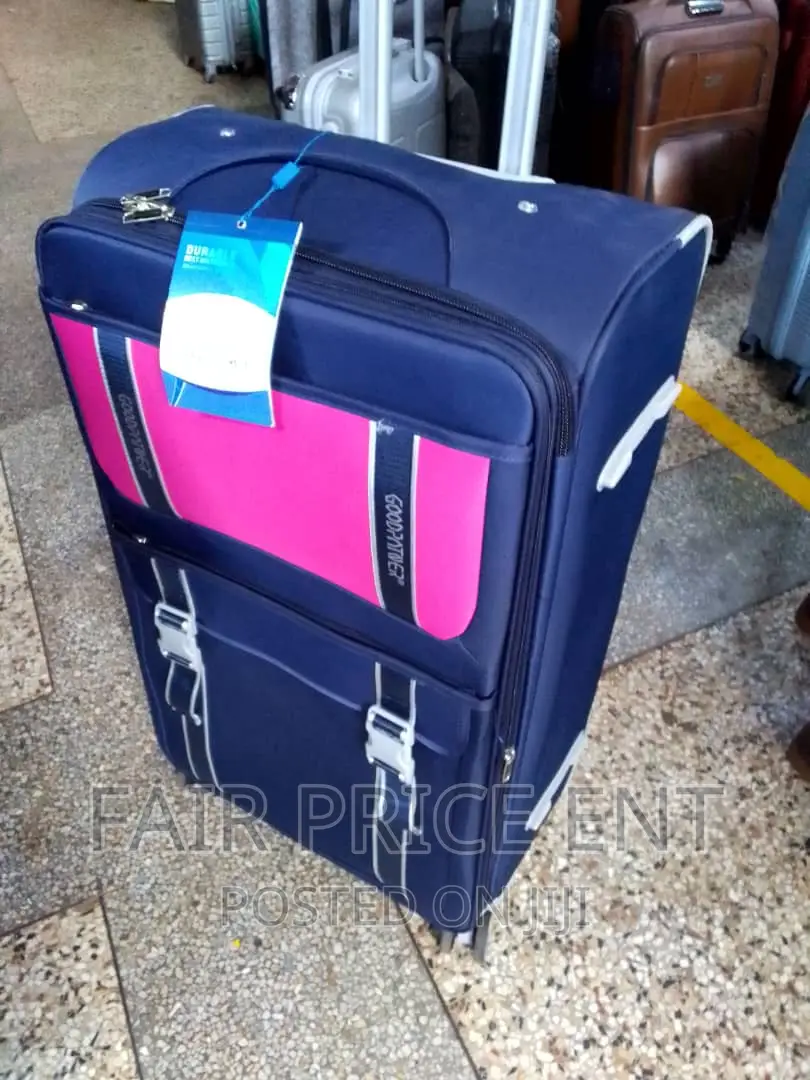 Original Cloth Suitcases Made by Goodpartner. Medium.( Blue)