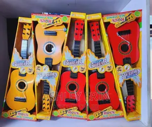 Polished Solid Wood 6 String Mini Acoustic Guitar