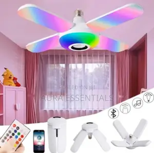 Bluetooth 4 Leaf Music Light Bulb
