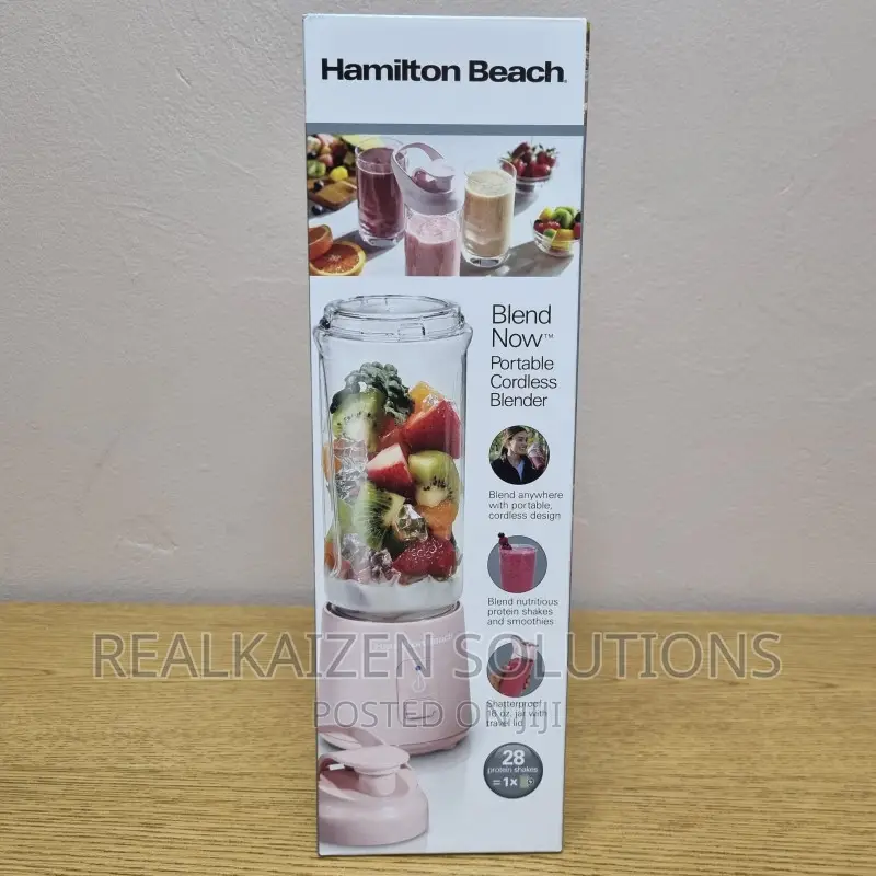 Usa Hamilton Beach Rechargeable Portable Personal Blender