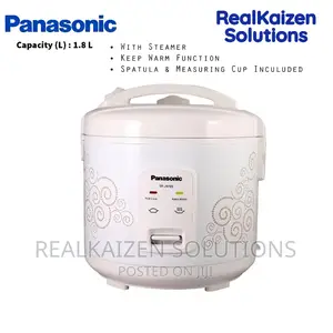 PANASONIC 1.8L Deluxe Non Stick Rice Cooker With Steamer