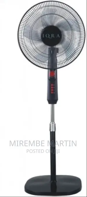 Iqra 16′′ Stand Fan ,5 Blades,Copper Motor (IQ-SF709