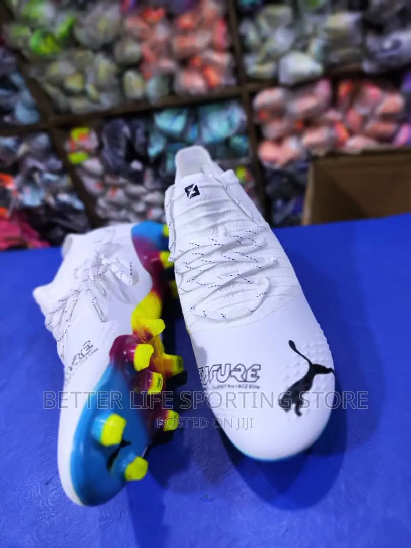 Soccer Boots Puma White Multi Colour