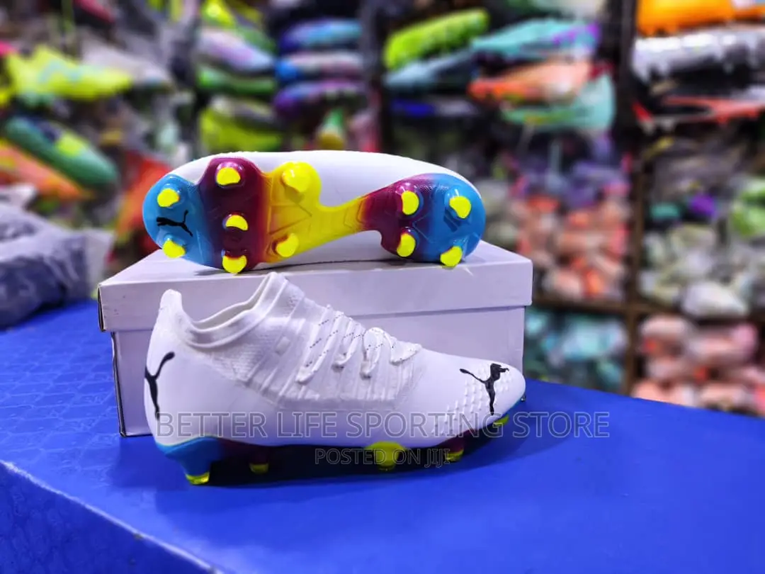 Soccer Boots Puma White Multi Colour