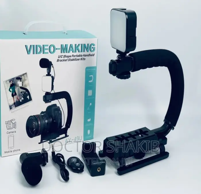 U/C Shape Portable Handheld Video Making Kit