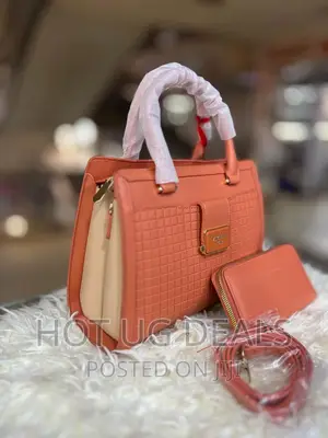 2 in 1 Ladies Classic Handbag - Multicolor