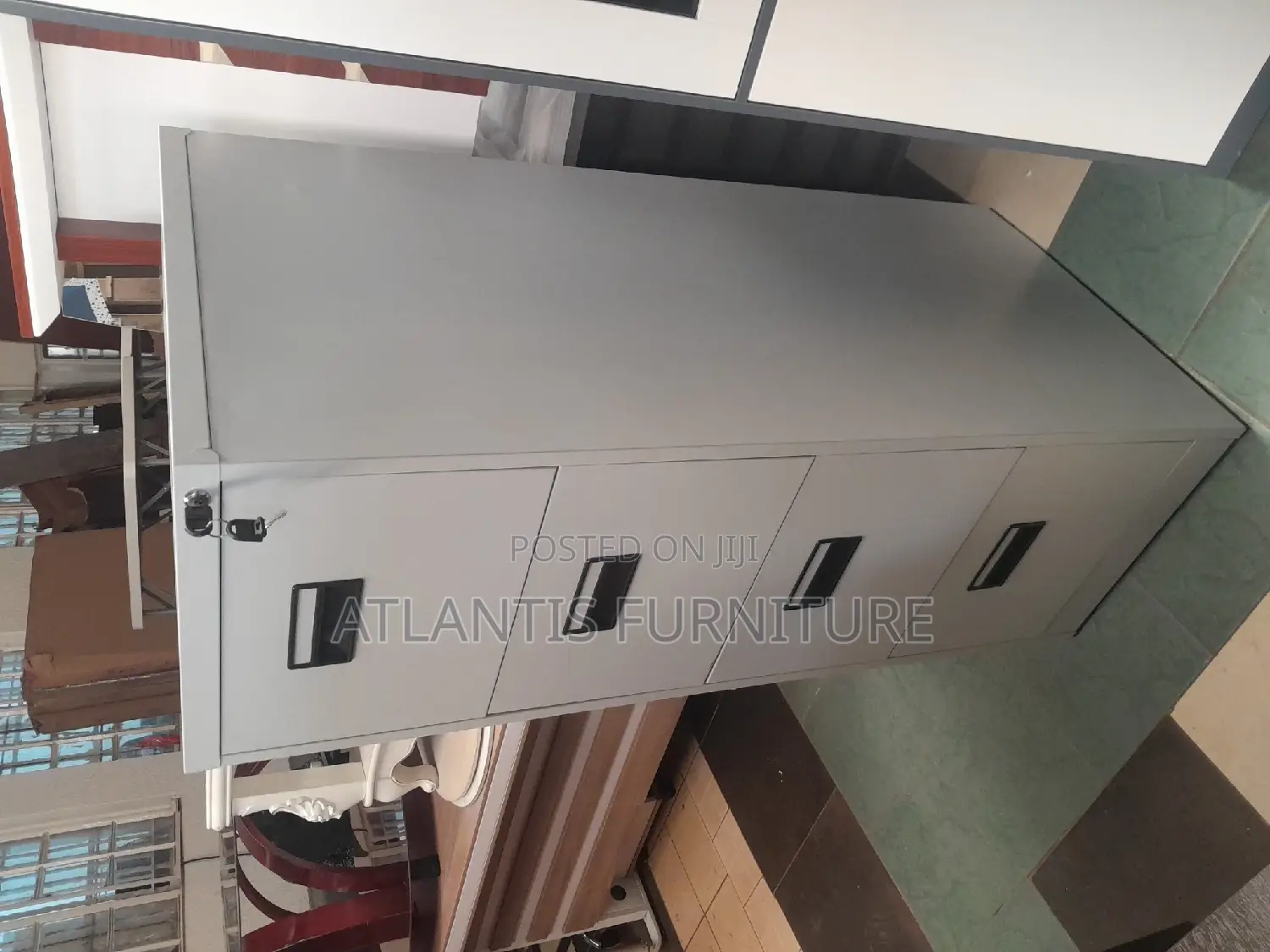 Black Handor Four 4 Drower Cabinet