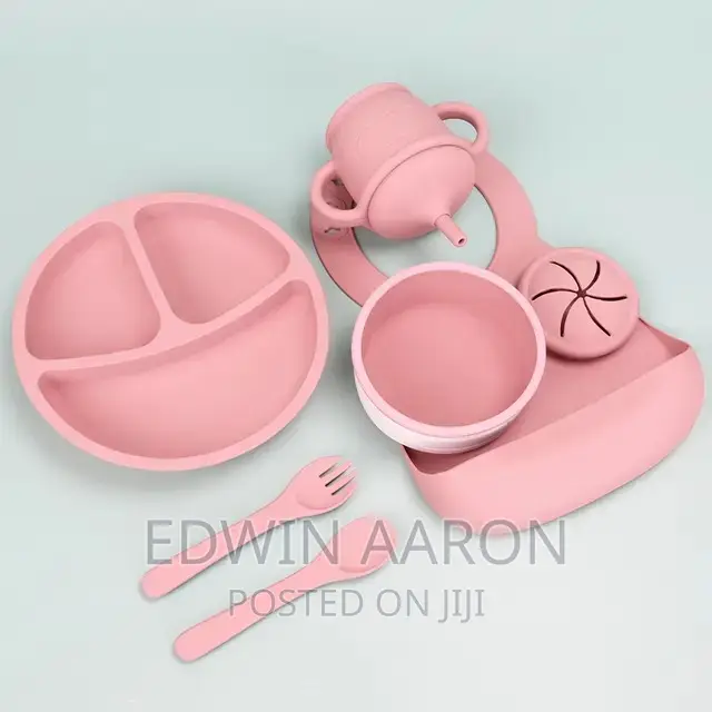 Silicone Baby Feeding Set .