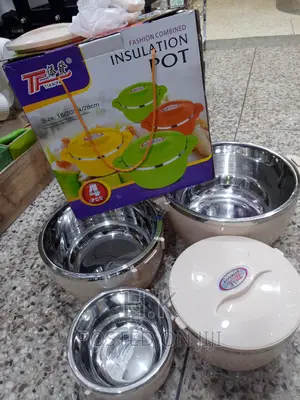4pcs Set Insulation Pot / Serving Dish Set