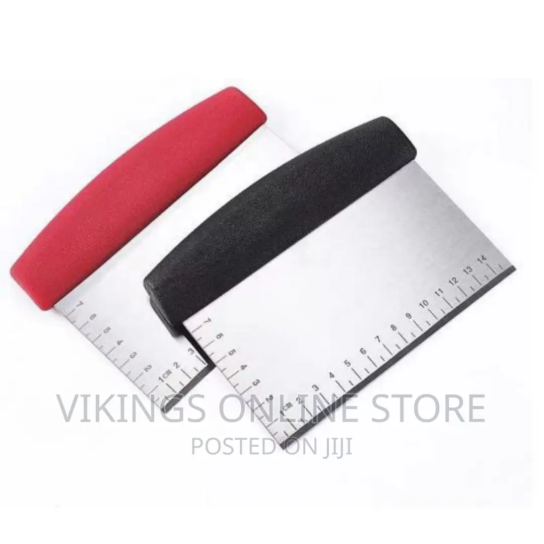 Stainless Steel Dough Cutter Scraper, Color May Vary.