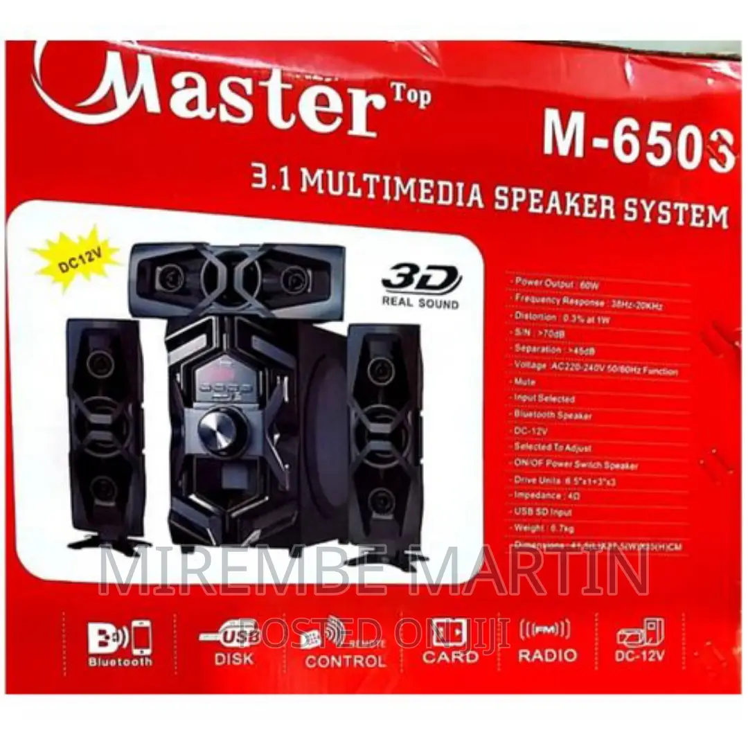 Lightbox
Master 3.1 Multimedia Bluetooth Speaker
