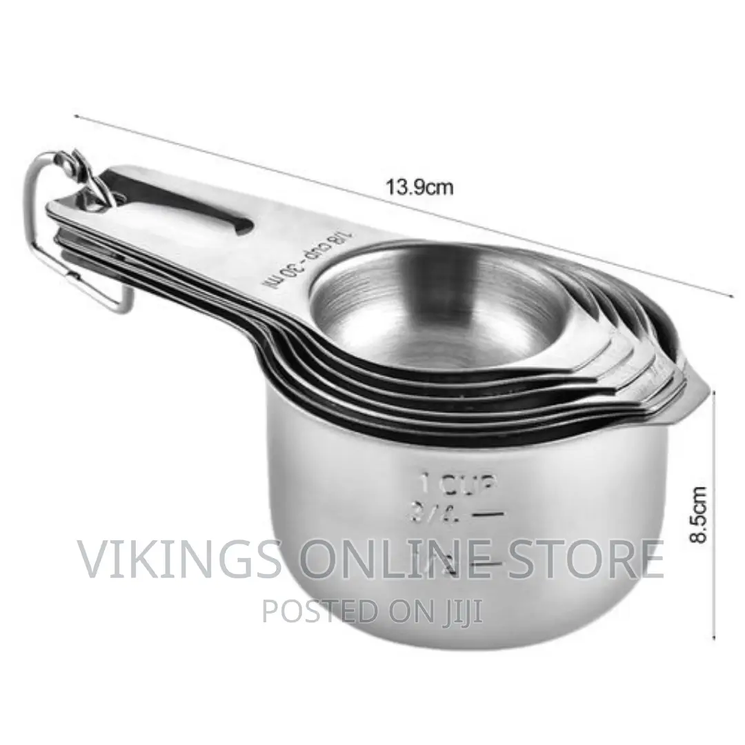 Rust-Proof Measuring Spoons Stainless Steel Measuring Cup