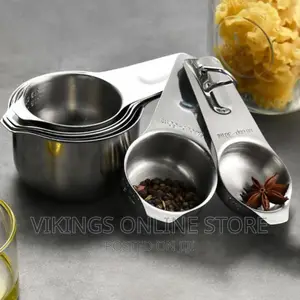 Rust-Proof Measuring Spoons Stainless Steel Measuring Cup
