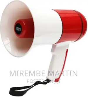 Loudspeaker Megaphone With Recording Reading Advertising