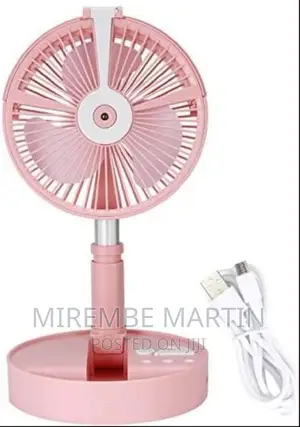 Wireless Portable Folding Rechargeable Telescopic Remote Fan