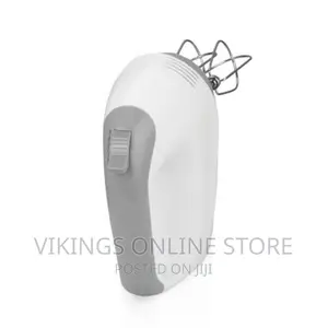 Saachi 7-Speed Hand Mixer Egg Beater - White.