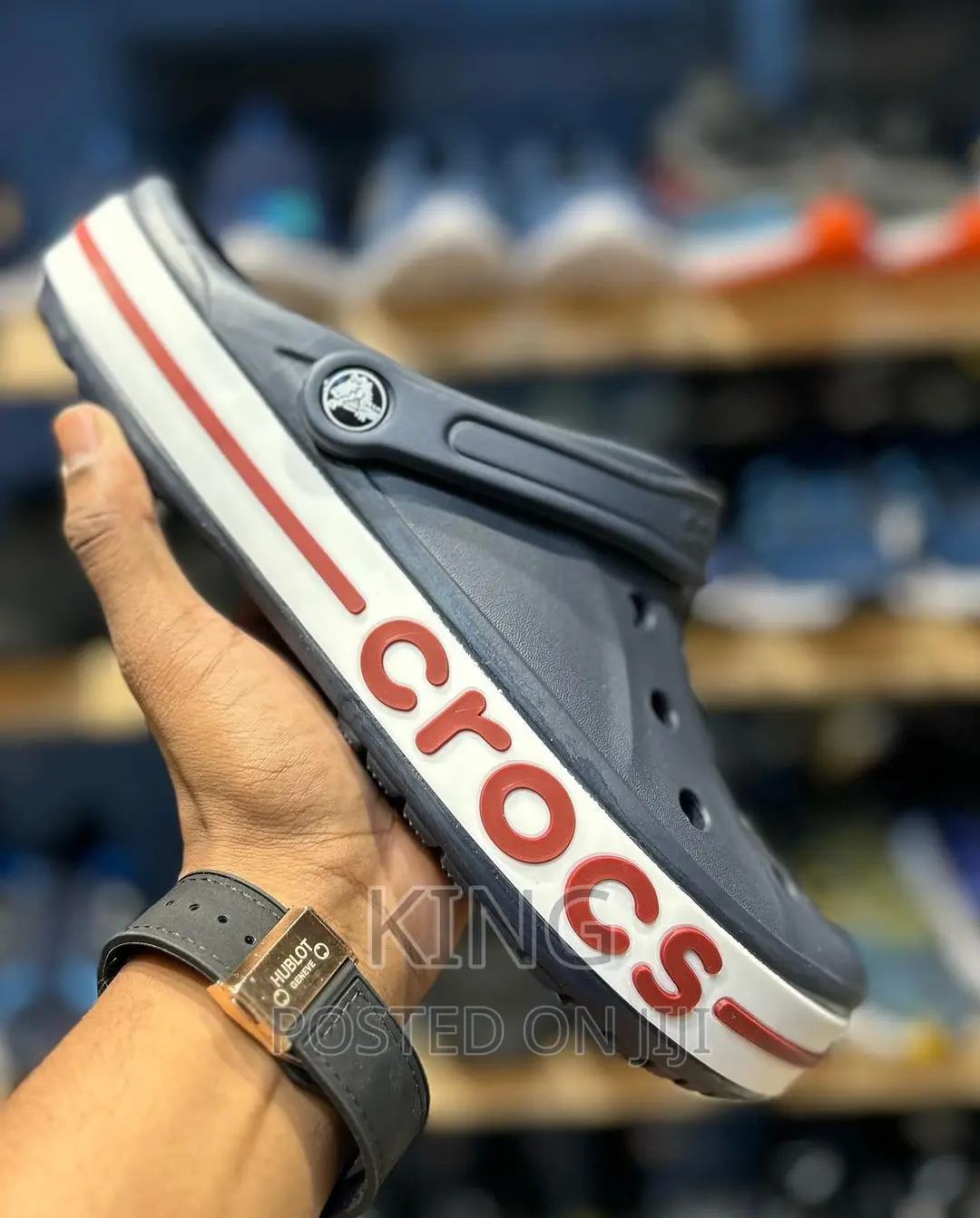 Crocsband Grey/Black/Blue