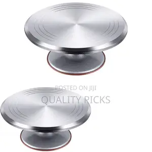 Metallic Round Cake Stand