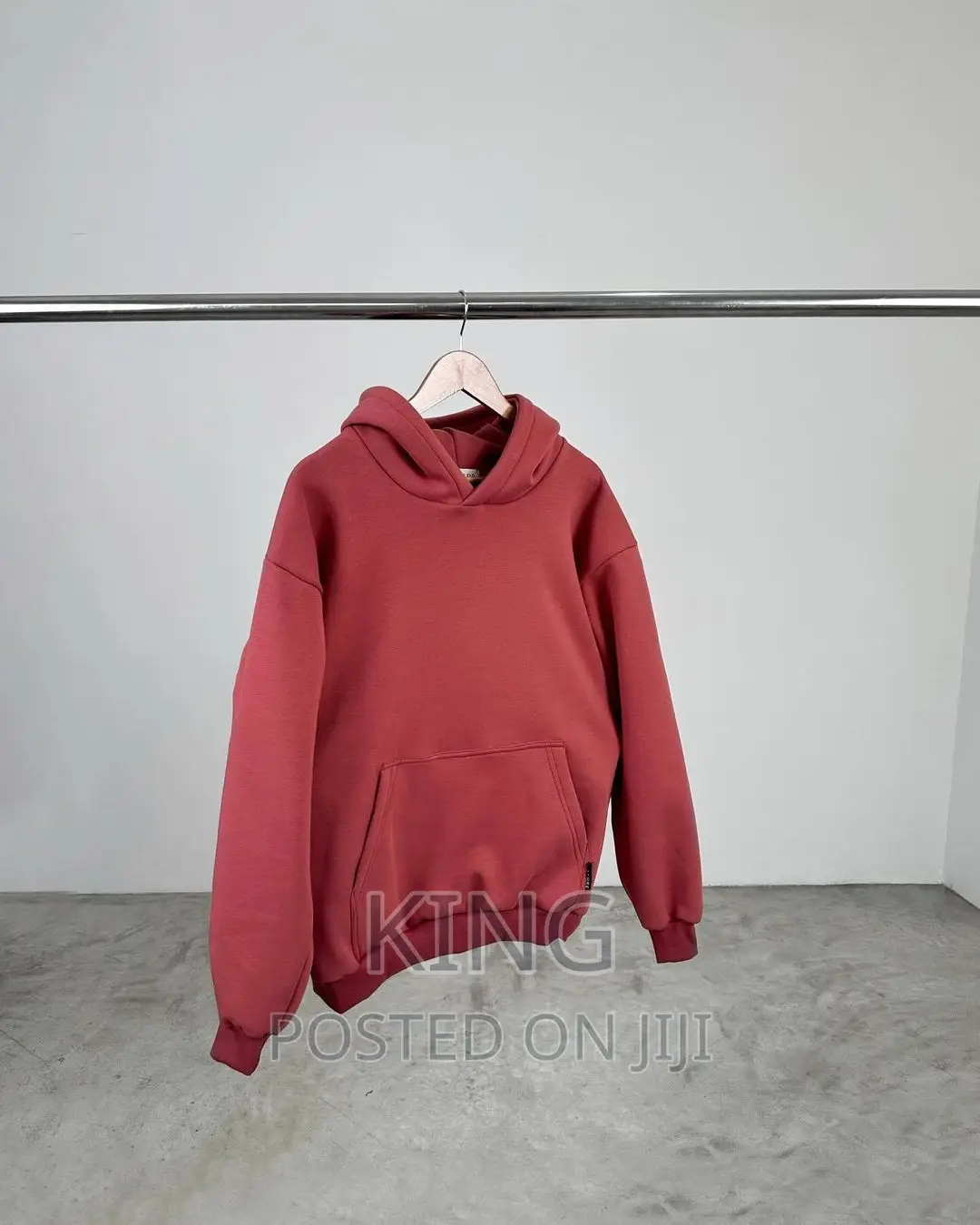Red Hoodie Plain