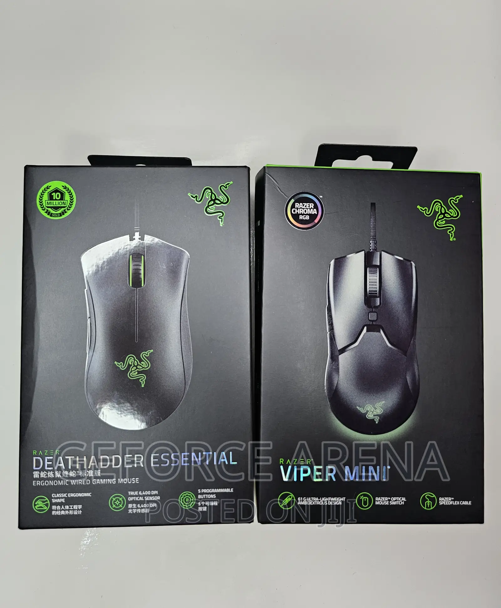 Razer RGB Gaming Mice - Brand New Original