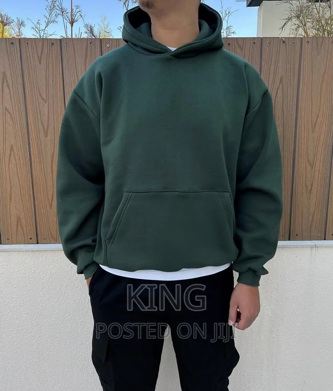 Green Fleece Hoodie