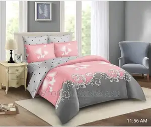 Six by Six Duvet/ Bedcover Pink