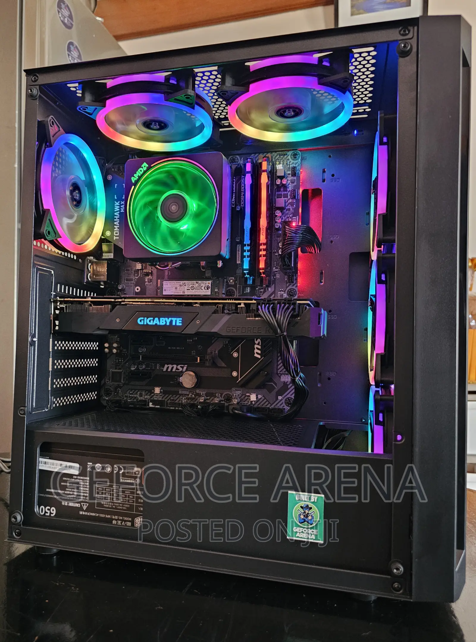 New Desktop Computer 32GB AMD Ryzen 7 SSD 2T